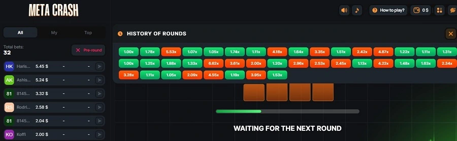 Jugar a Meta Crash